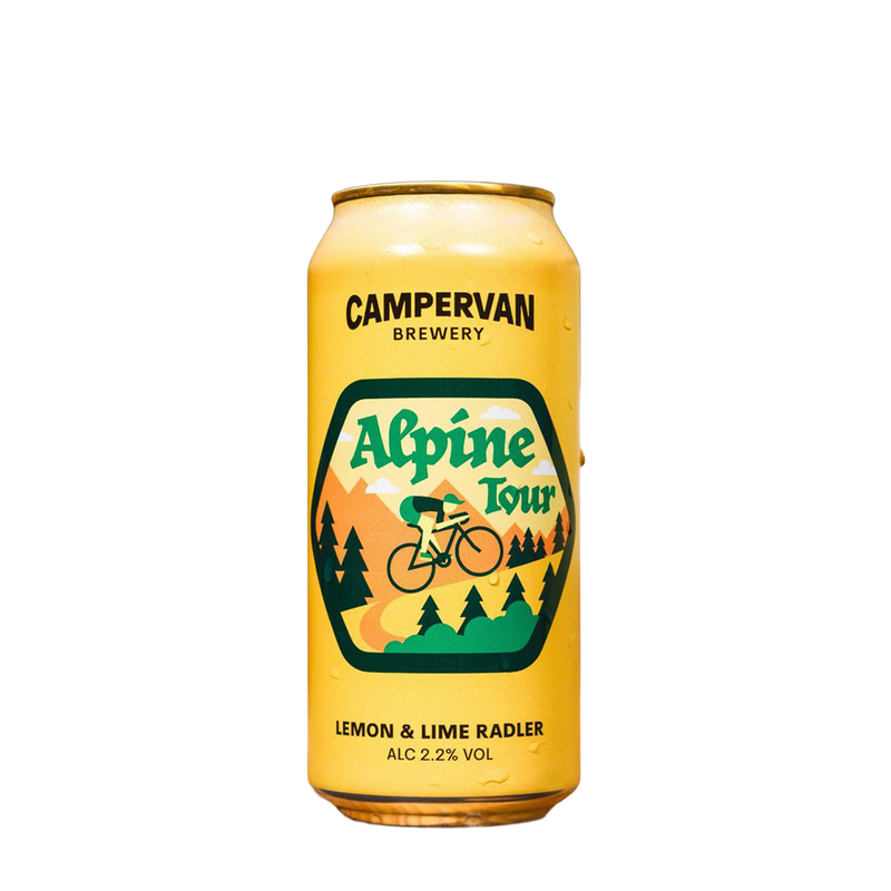 Campervan Brewery, Alpine Tour Lemon & Lime Radler 2.2%ABV