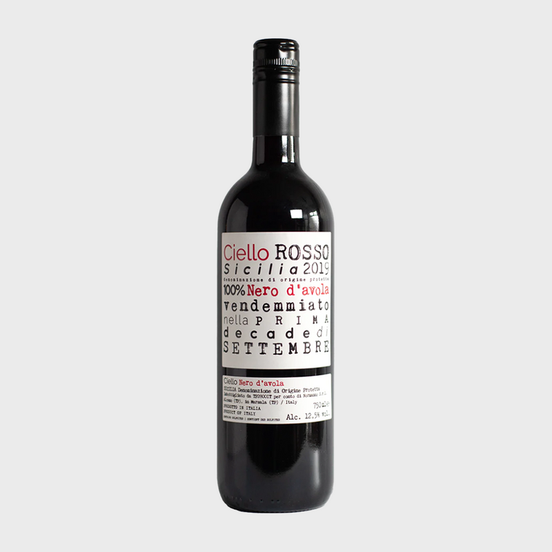 Ciello, Unfiltered/Unfined Nero d’Avola
