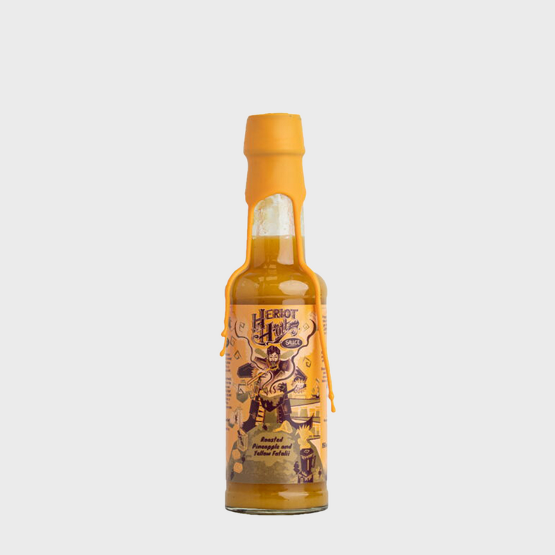Heriot Hott Sauces, Roasted Pineapple and Yellow Fatalii