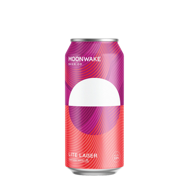 Moonwake Beer Co, Lite Lager 3.8% 440ml