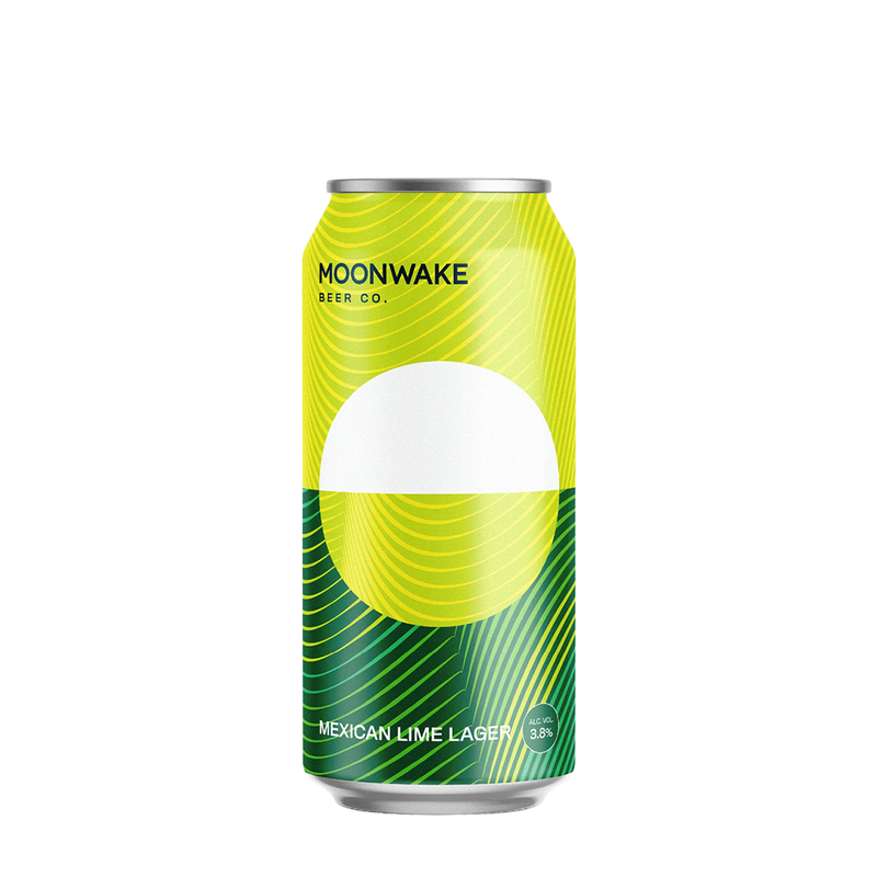 Moonwake Beer Co, Mexican Lime Lager 3.8% 440ml