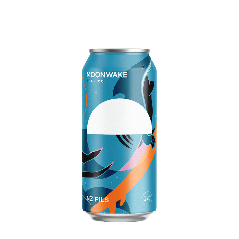 Moonwake Beer Co, NZ Pils 4.8% 440ml