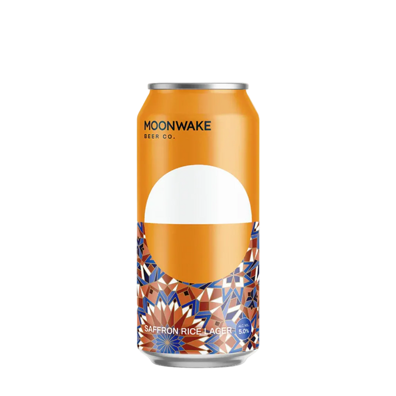 Moonwake Beer Co, Saffron Rice Lager 5.0% 440ml