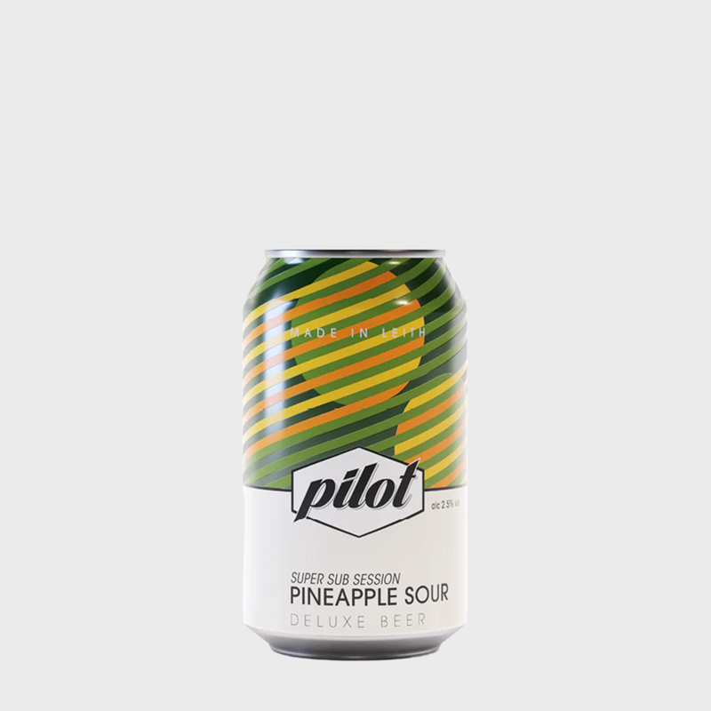 Pilot Beer, Super Sub Session Pineapple Sour 2.5% 330ml