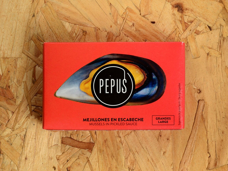 Pepus, Mussels in Escabeche
